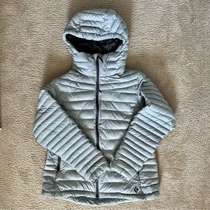 Black Diamond Access Down Jacket, Light Gray Women’s XL EUC